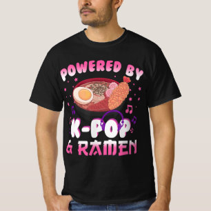 Powered by Kpop und Ramen Kpop Kawaii Anime Gift G T-Shirt