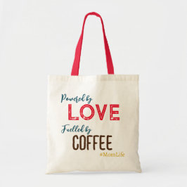 Powered by Liebe Mum Life Funny Tragetasche