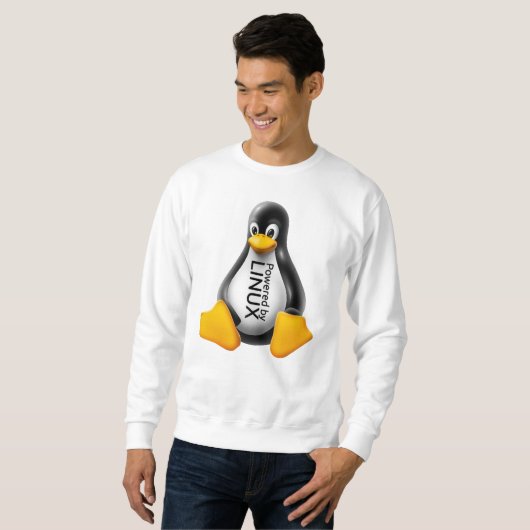 Powered by Linux Sweatshirt (Vorne ganz)