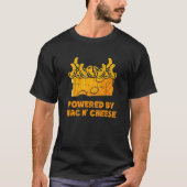 Powered by mac n cheese  mac and cheese T-Shirt (Vorderseite)