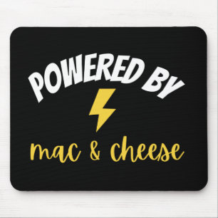 Powered by Mac und Cheese Mousepad
