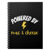 Powered by Mac und Cheese Notizblock (Vorderseite)