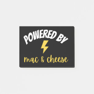 Powered by Mac und Cheese Post-it Klebezettel