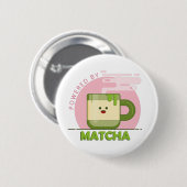 Powered by Matcha Abzeichen Button (Vorne & Hinten)