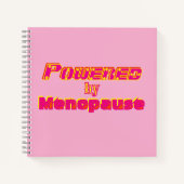 Powered by Menopause 1 Notizblock (Vorderseite)