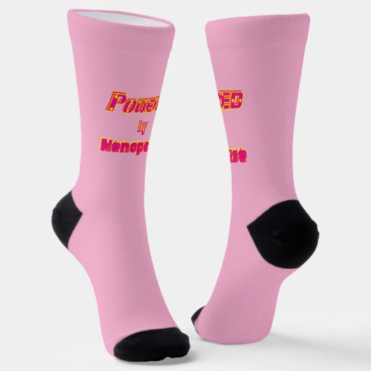 Powered by Menopause 1 Socken (Gewinkelt)