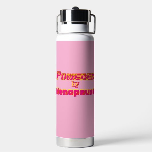 Powered by Menopause 1 Trinkflasche (Hinten)