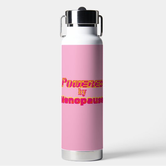 Powered by Menopause 1 Trinkflasche (Vorderseite)