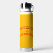 Powered by Menopause 2 Wasserflasche Trinkflasche (Hinten)