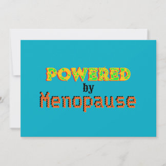 Powered by Menopause 3 Einladung