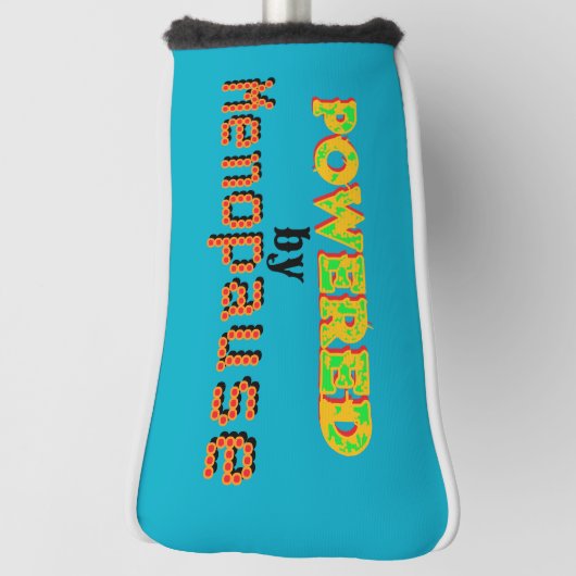 Powered by Menopause 3 Golf Headcover (Rotieren 90)