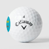 Powered by Menopause 3 Golfball (Logo)
