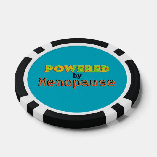 Powered by Menopause 3 Pokerchips (Einzeln)
