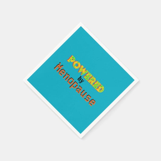 Powered by Menopause 3 Serviette (Ecke)