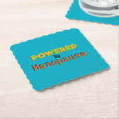 Powered by Menopause 3 Untersetzer (angewinkelt)