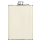 Powered by Milk & Muscle - Funny Bull Cartoon Flas Flachmann (Rückseite)