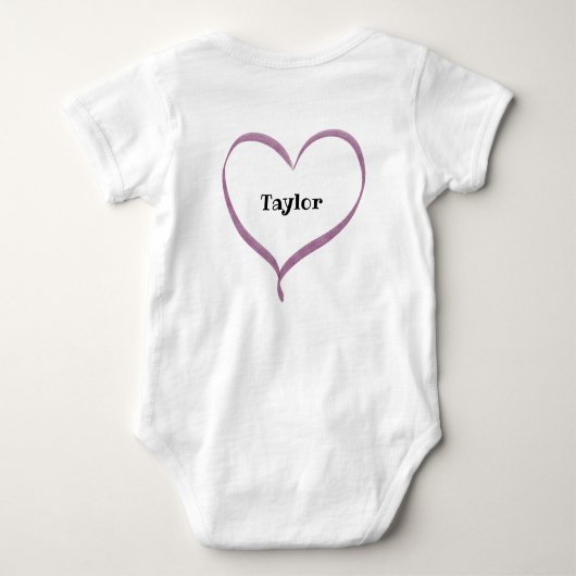 Powered by milk- sheep and balloons baby strampler (Rückseite)