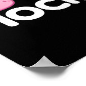 Powered by Mochi - Kawaii Mochi Ice Cream Poster (Ecke)