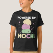 Powered By Mochi - Kawaii Mochi Ice Cream T-Shirt (Vorderseite)