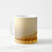 Powered by Nature - Vintage Renewable Energy Retro Kaffeetasse (Vorderseite Links)
