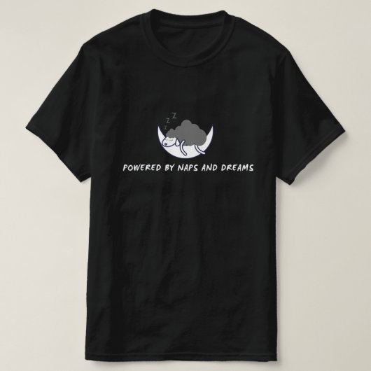 Powered by Nickerchens Mens T - Shirt (Design vorne)