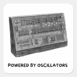 Powered by Oscillators – ARP 2600 Quadratischer Aufkleber