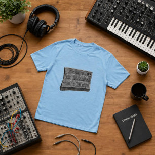 Powered by Oscillators – Patchable Analog Synth T-Shirt