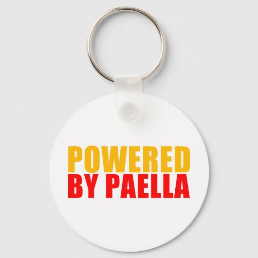 Powered by Paella Schlüsselanhänger (Vorderseite)