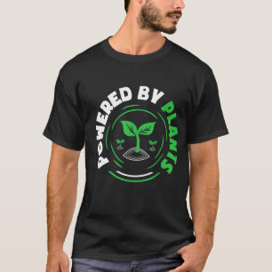 Powered by Pflanze Funny Vegan Herbivore Garden Ve T-Shirt