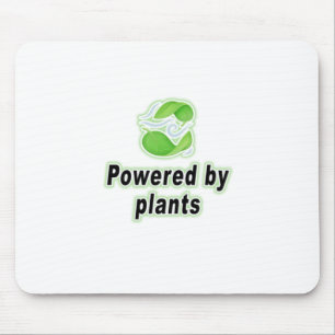 Powered by Pflanze für Vegane Ernährung auf Pflanz Mousepad