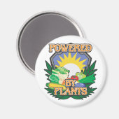 Powered by Pflanze Magnet (Vorderseite/Rückseite)