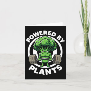 Powered by Pflanze Vegan Athlete Vegan Gym Vegan B Karte