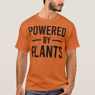 Powered by Pflanze Vegetarian Vegan Workout Pflanz T-Shirt