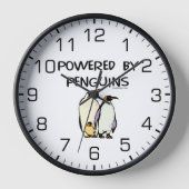 Powered by Pinguins Uhr (Vorderseite)