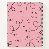 Powered by Pink Notebook Notizblock (Rückseite)