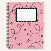 Powered by Pink Notebook Notizblock (Vorderseite)