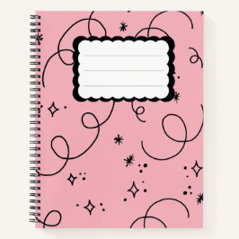 Powered by Pink Notebook Notizblock