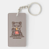 Powered by Pure Spite and Snackies Schlüsselanhänger (Rückseite)