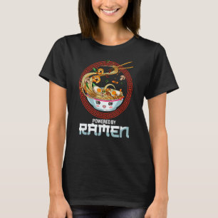Powered by Ramen Korean Noodle Soup Japanisch Asia T-Shirt