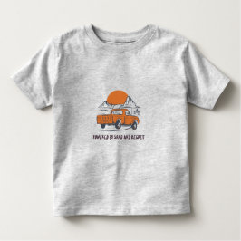Powered By Sand And Regret Desert Camping Kleinkind T-shirt