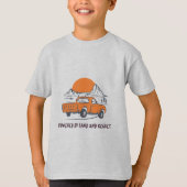 Powered By Sand And Regret Desert Camping T-Shirt (Vorderseite)