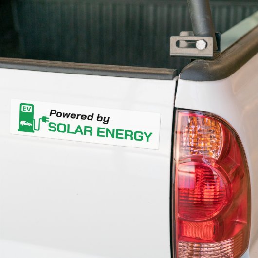 Powered by Solar Energy Autoaufklebers Autoaufkleber (Auf Lkw)
