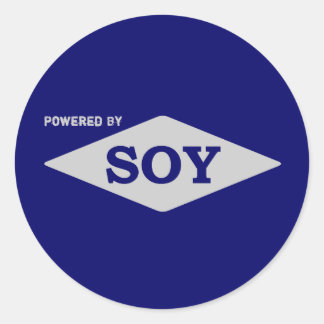 Powered by Soy Aufkleber