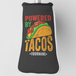 Powered by Tacos Mexican Food Lover Golf Headcover