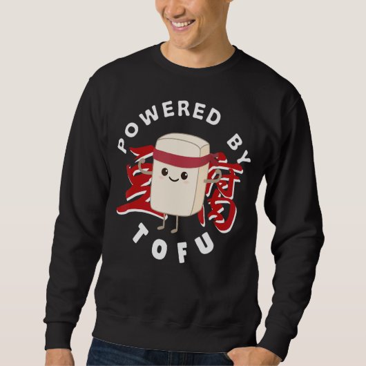 Powered By Tofu Sweatshirt (Vorderseite)