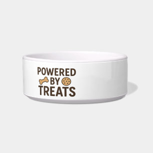 „Powered by Treats“- Katzennapf Napf