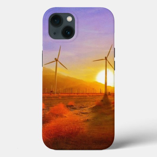 Powered by Wind Case-Mate iPhone Hülle (Rückseite)