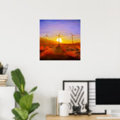 Powered by Wind Poster (Heimbüro)