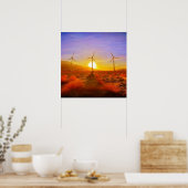 Powered by Wind Poster (Küche)