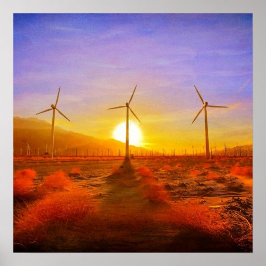 Powered by Wind Poster (Vorne)